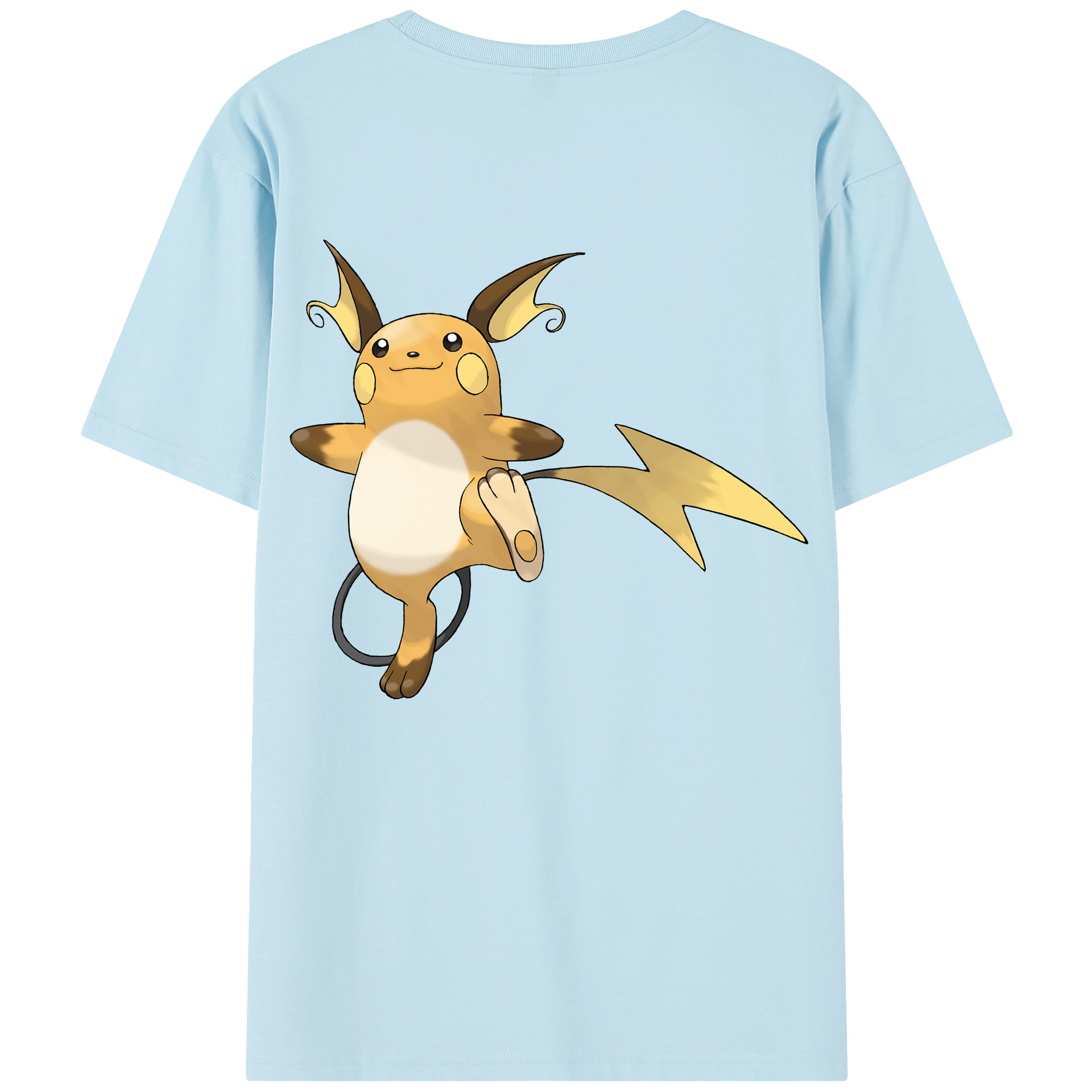 （画像用） ポケットモンスター Pokémon 綿100％半袖Tシャツ（背面プリント）